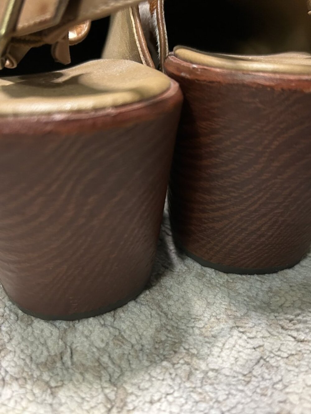 Cowhide Slingback Clogs - Picture 2 of 4